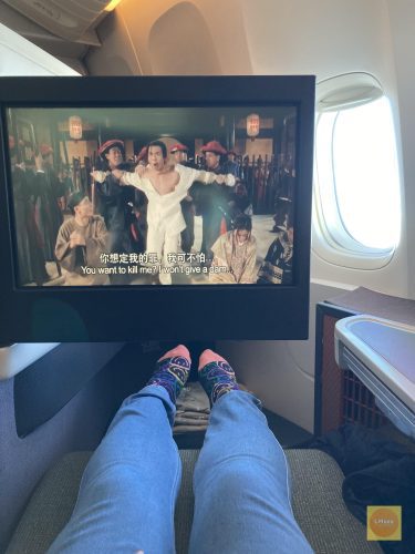 國泰航空商務艙 東京羽田飛香港 legroom